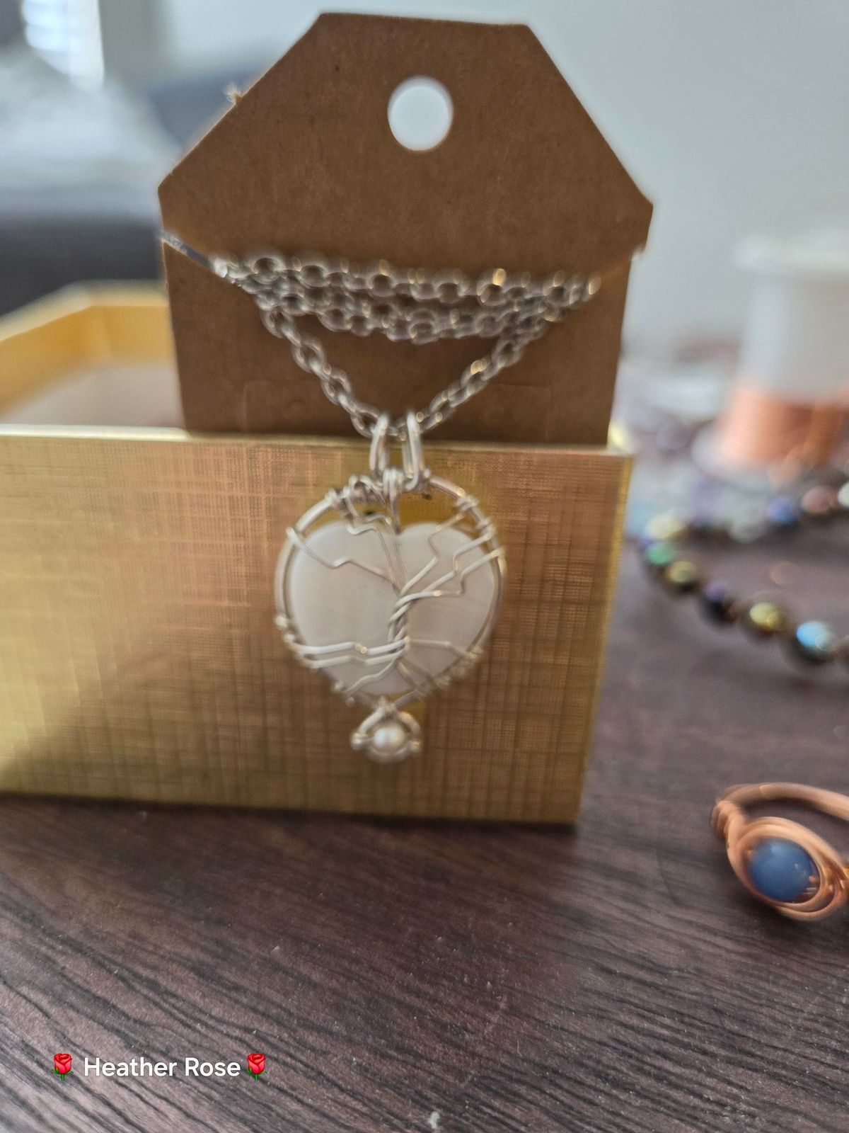 Mother of Pearl Tree of Life Necklace