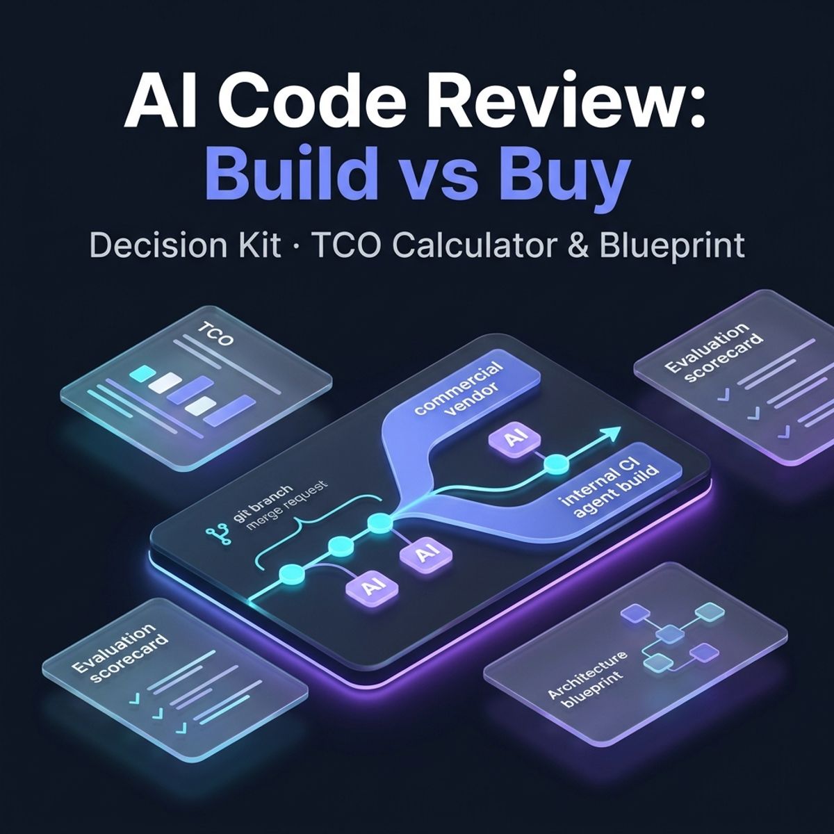 The AI Code Review Build-vs-Buy Decision Kit (Cost Calculator, Pilot Scorecard & Blueprint)