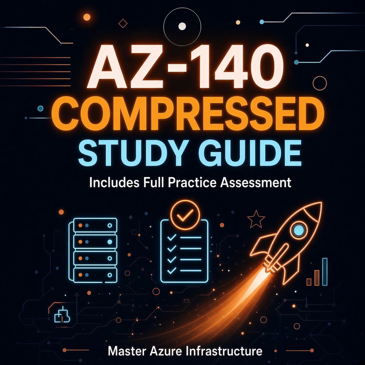 AZ-140 Exam Kit: Compressed Study Guide + 55-Question Practice Exam