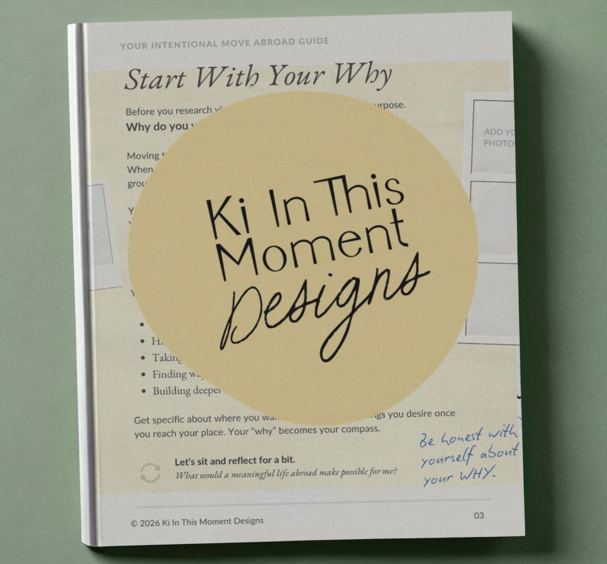 Your Intentional Move Abroad Guide | A Compact Well-being Workbook