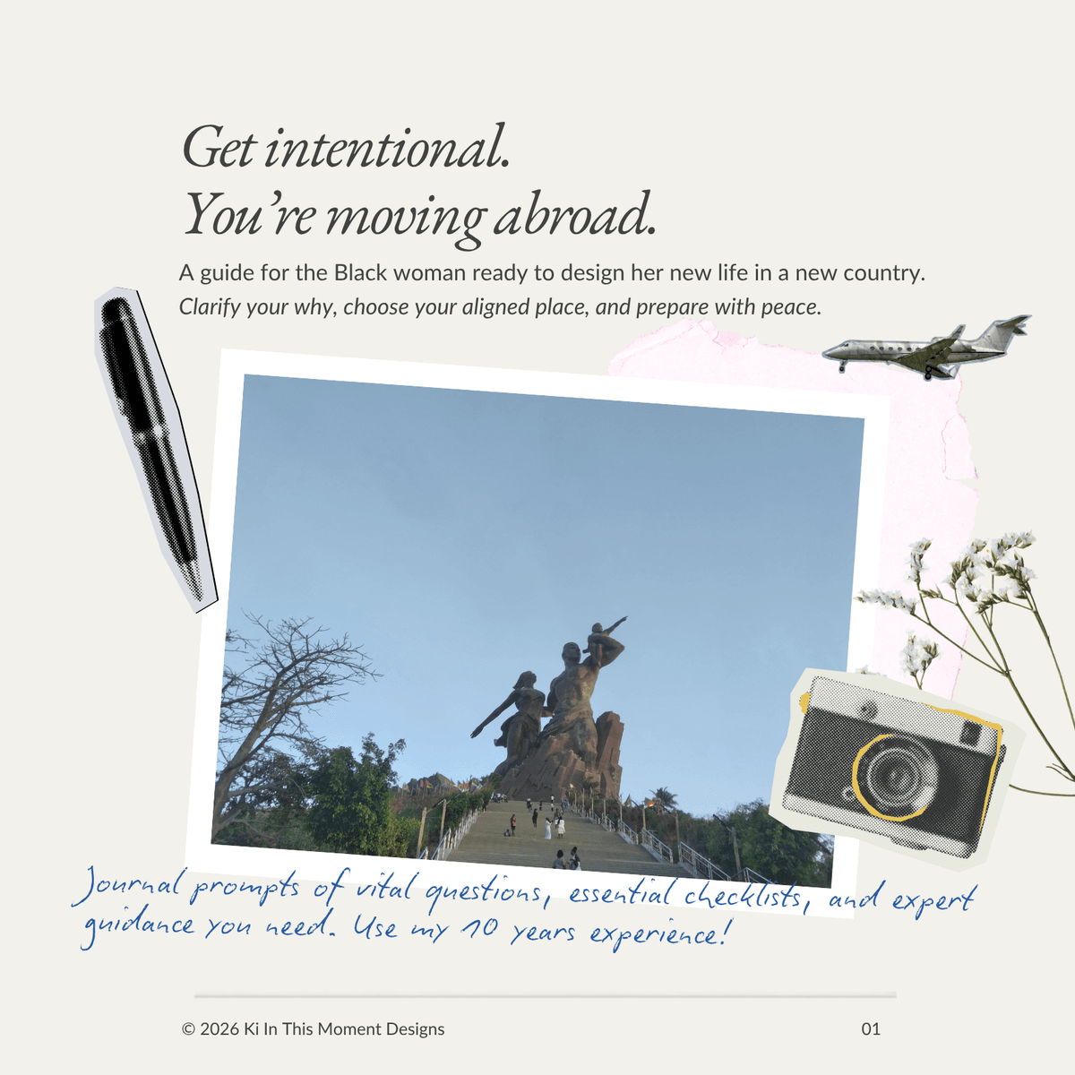 Your Intentional Move Abroad Guide | A Compact Well-being Workbook