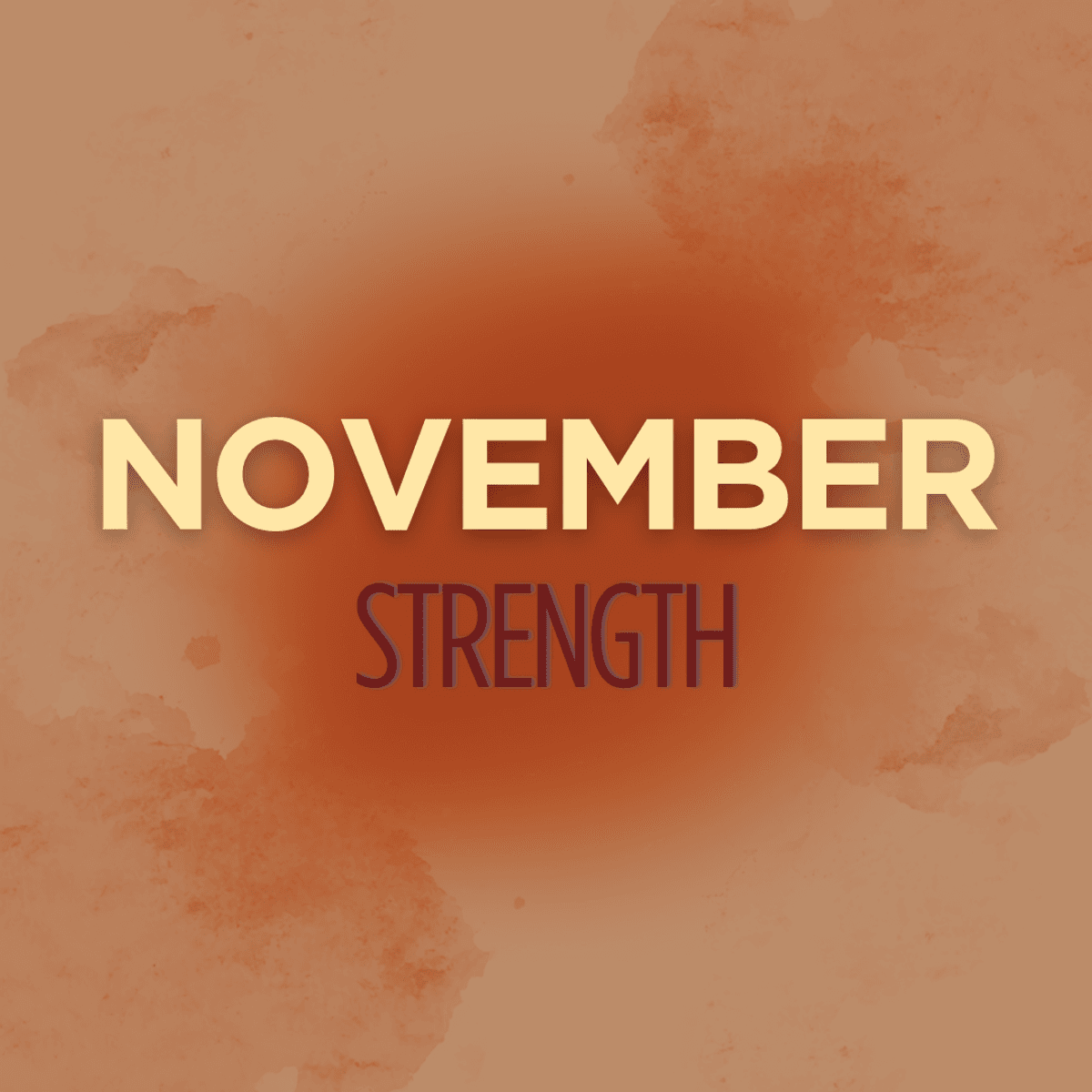 NEW & IMPROVED November Strength ONLY Calendar 💪