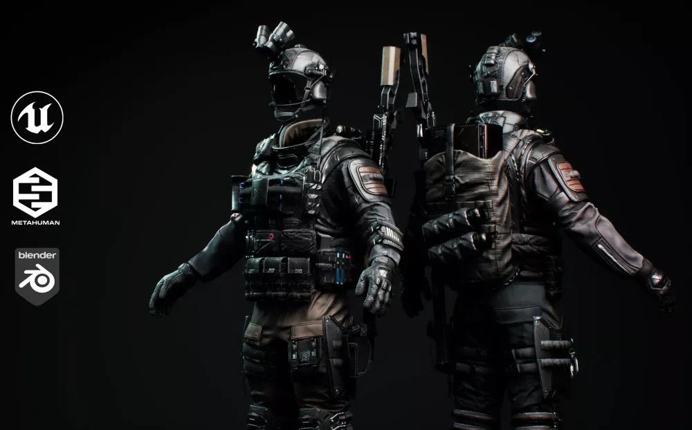 Soldier Helmet Outfit
