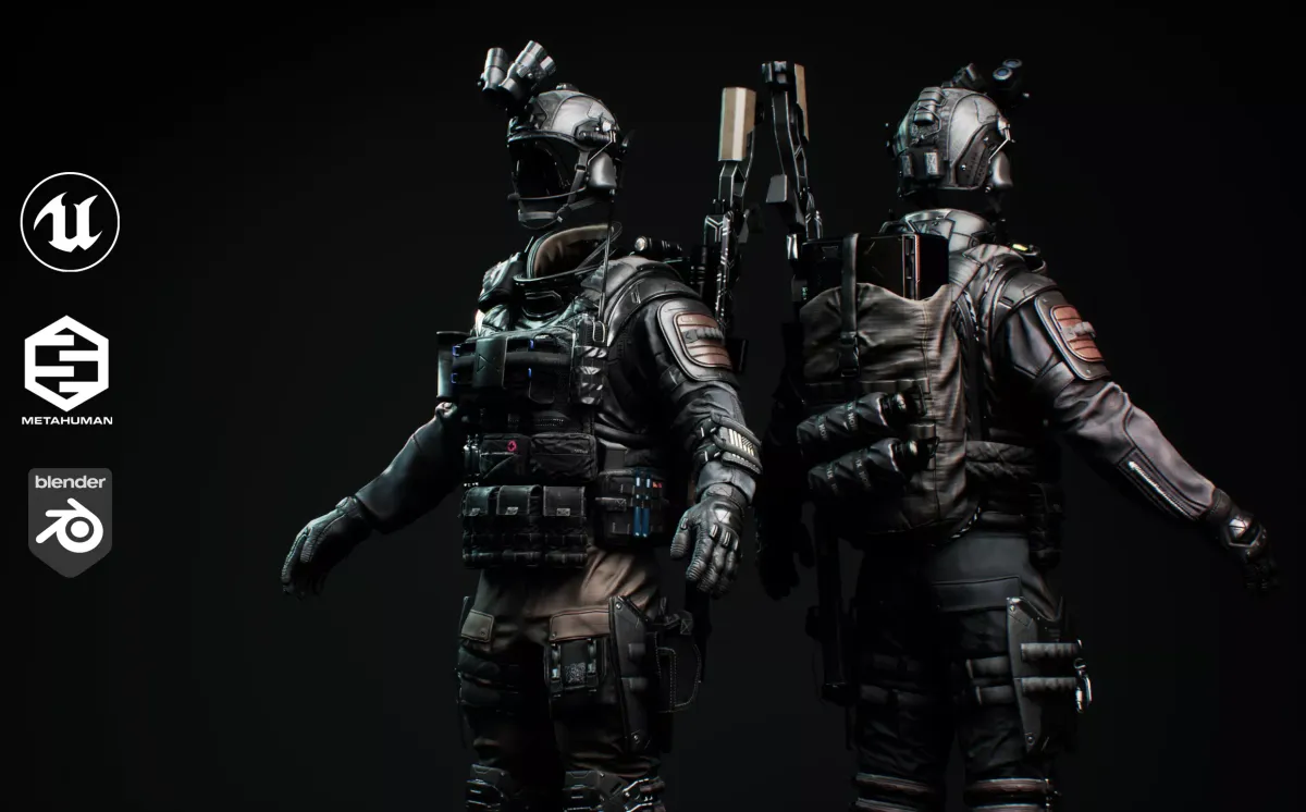 Soldier Helmet Outfit