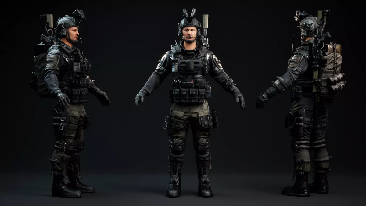 Soldier Helmet Outfit