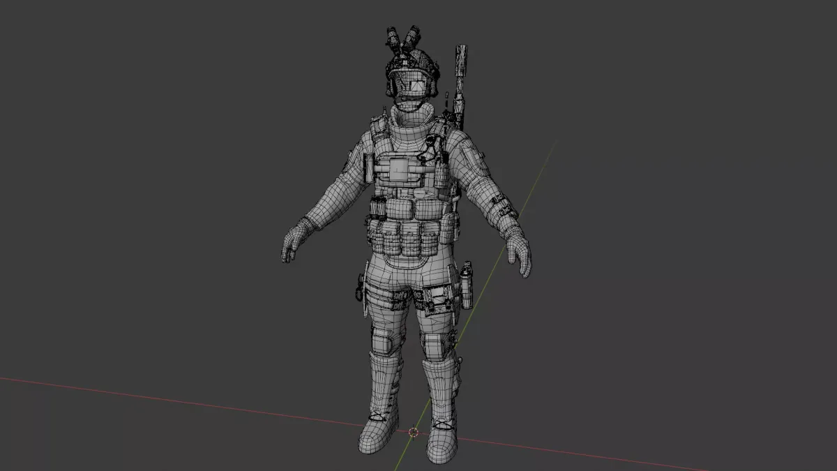 Soldier Helmet Outfit
