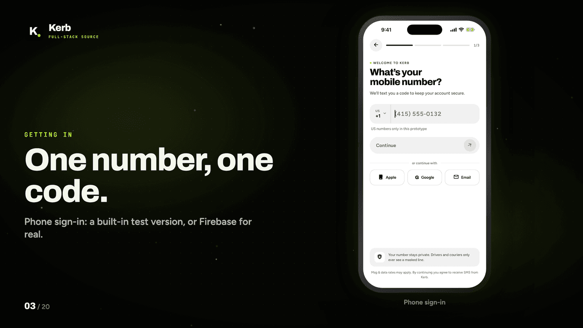 Kerb: Full-Stack React Native Ride & Food Delivery App with Claude API