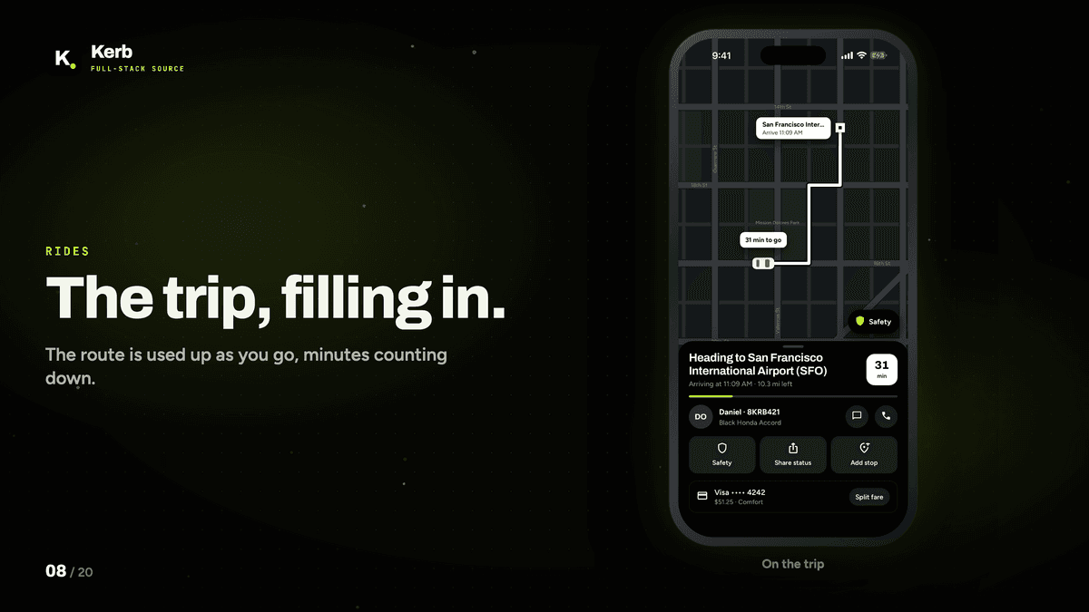Kerb: Full-Stack React Native Ride & Food Delivery App with Claude API