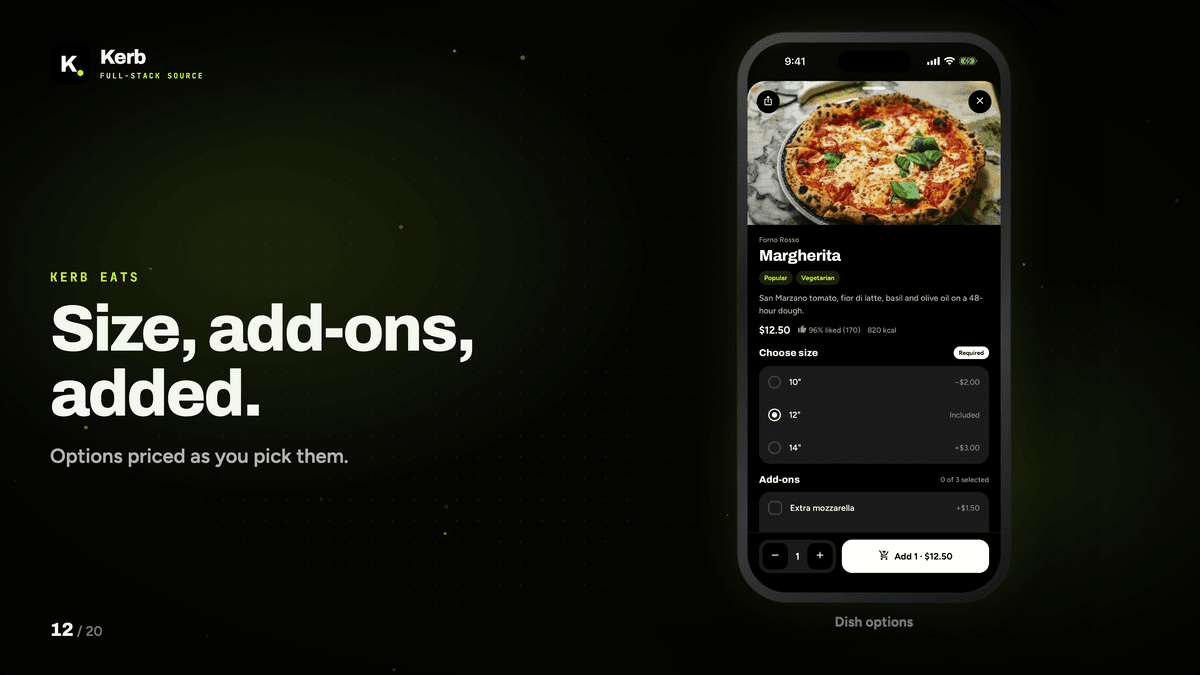 Kerb: Full-Stack React Native Ride & Food Delivery App with Claude API