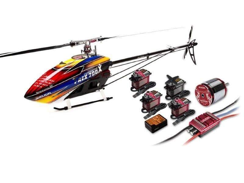 Align T-Rex 700X Dominator Electric Helicopter Super Combo