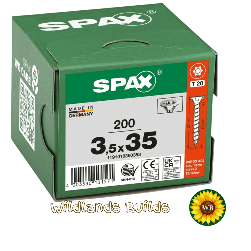 SPAX OSB Screws (€8.49 per box)