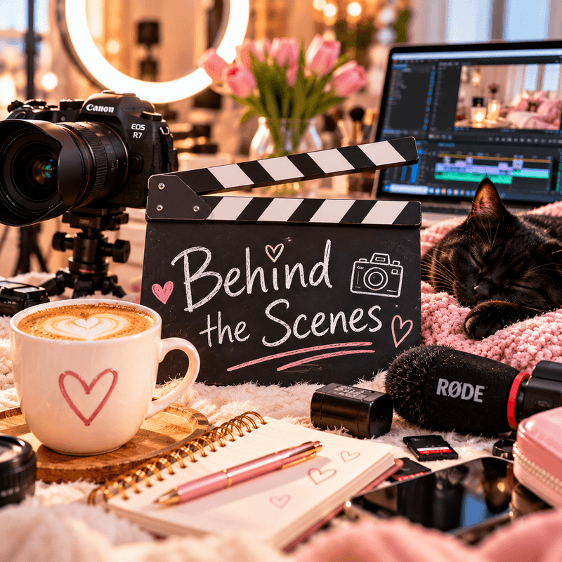 Behind the Scenes Magic 🎥✨💕